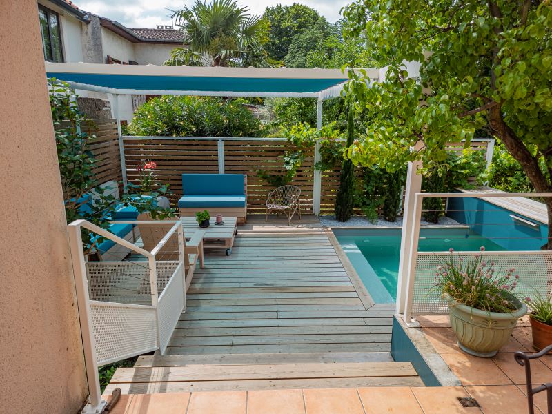 Vue depuis la terrasse repas