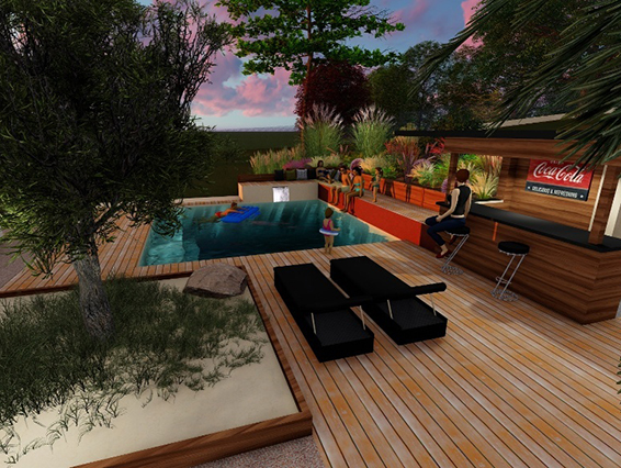 Vue réaliste du projet