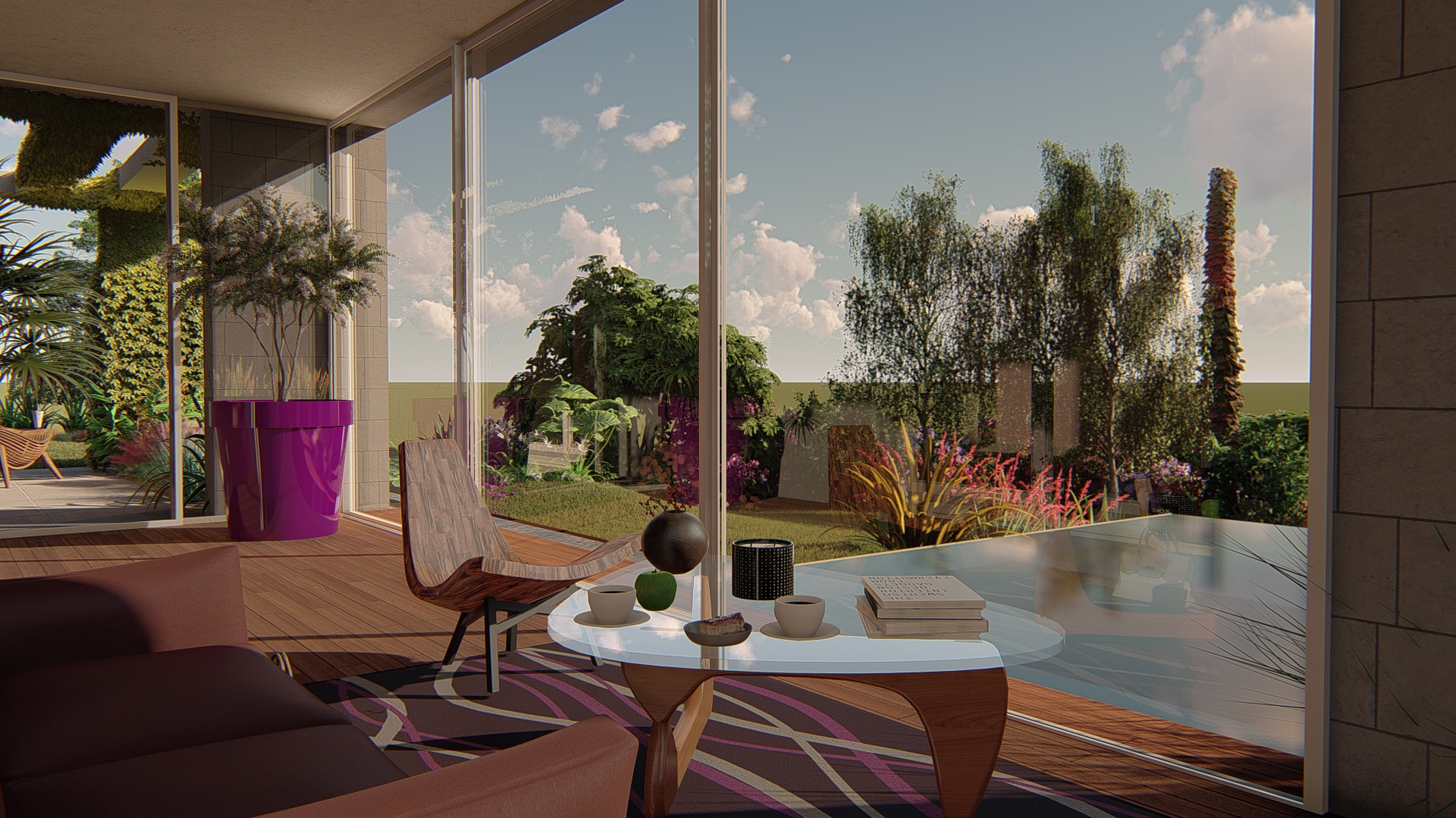 Vue depuis la véranda