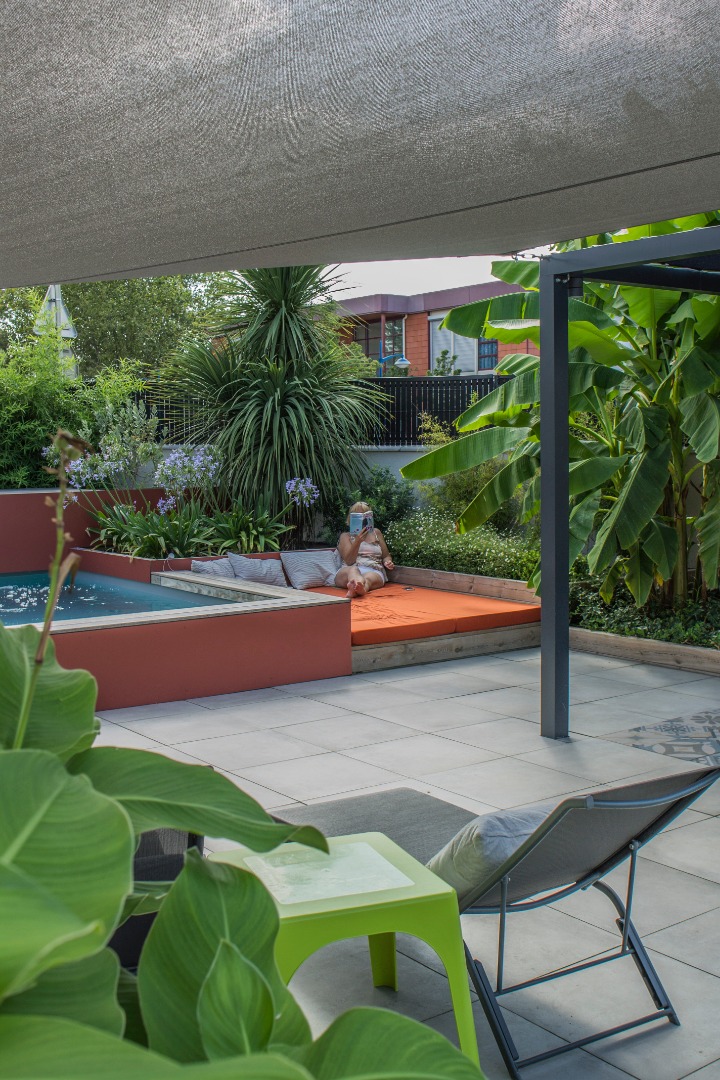 Vue depuis l&rsquo;espace détente