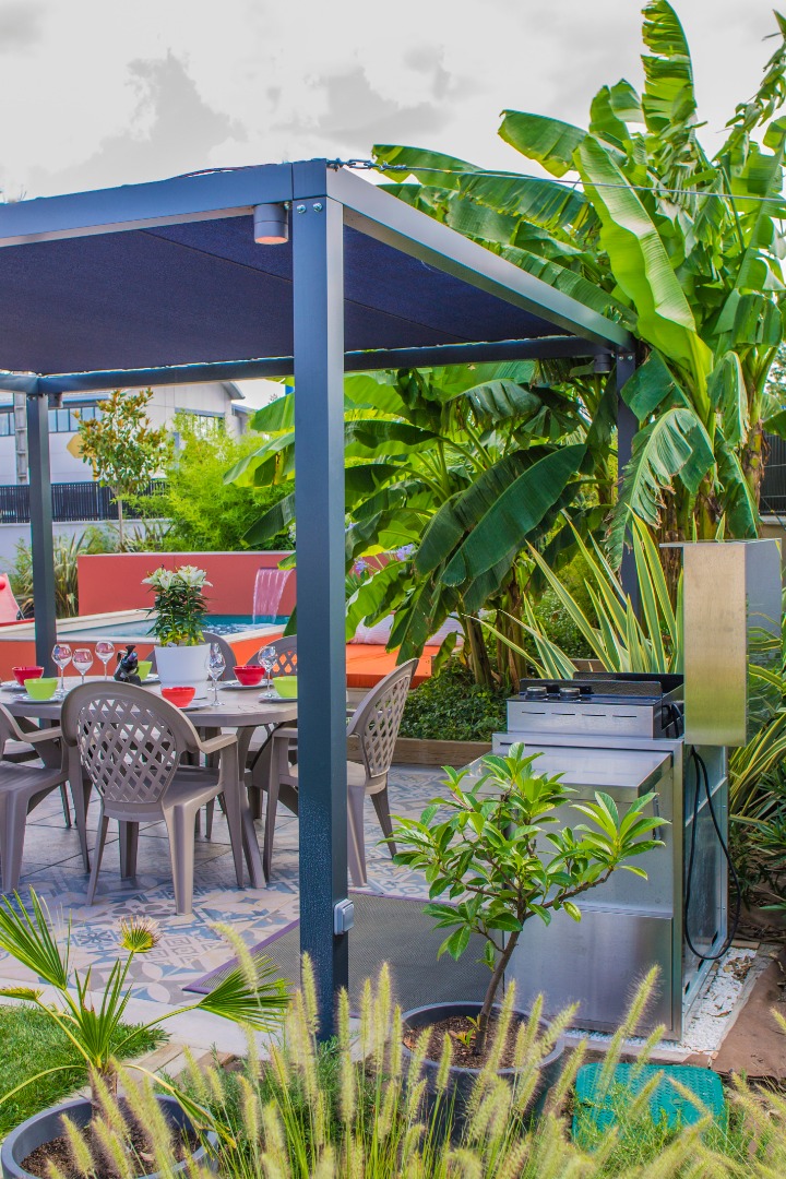 Vue depuis l&rsquo;espace repas