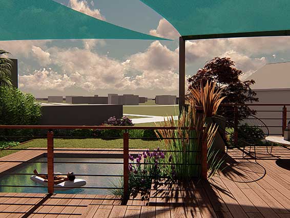 Vue depuis la terrasse