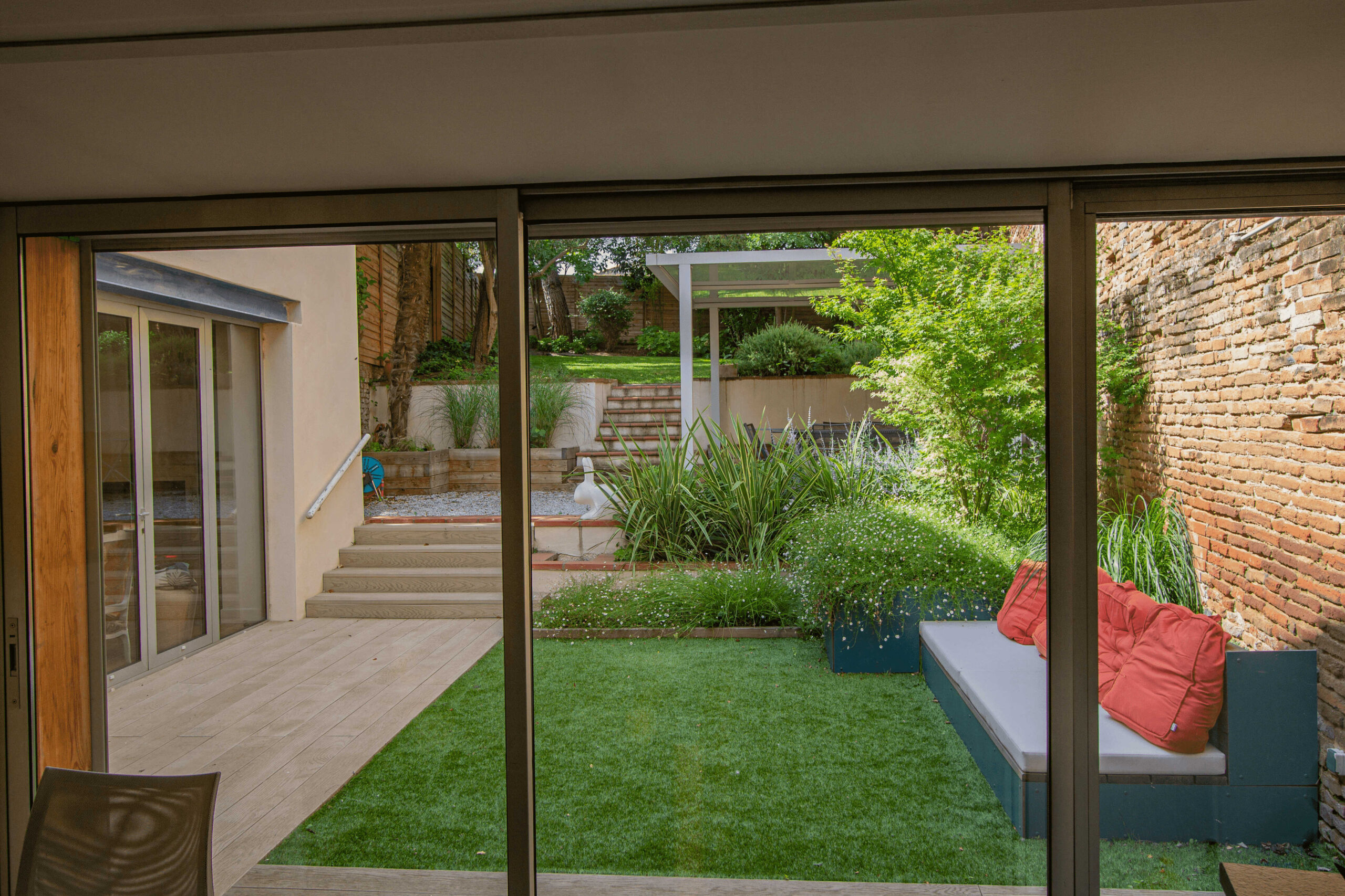 Vue depuis la cuisine