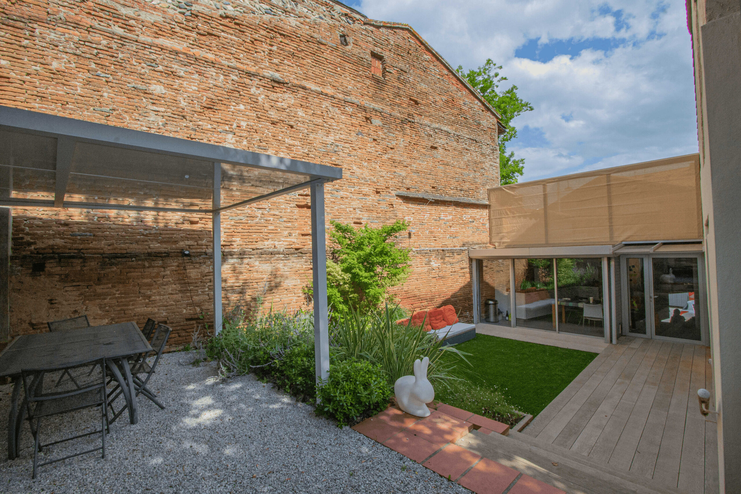 Vue sur l&rsquo;espace repas