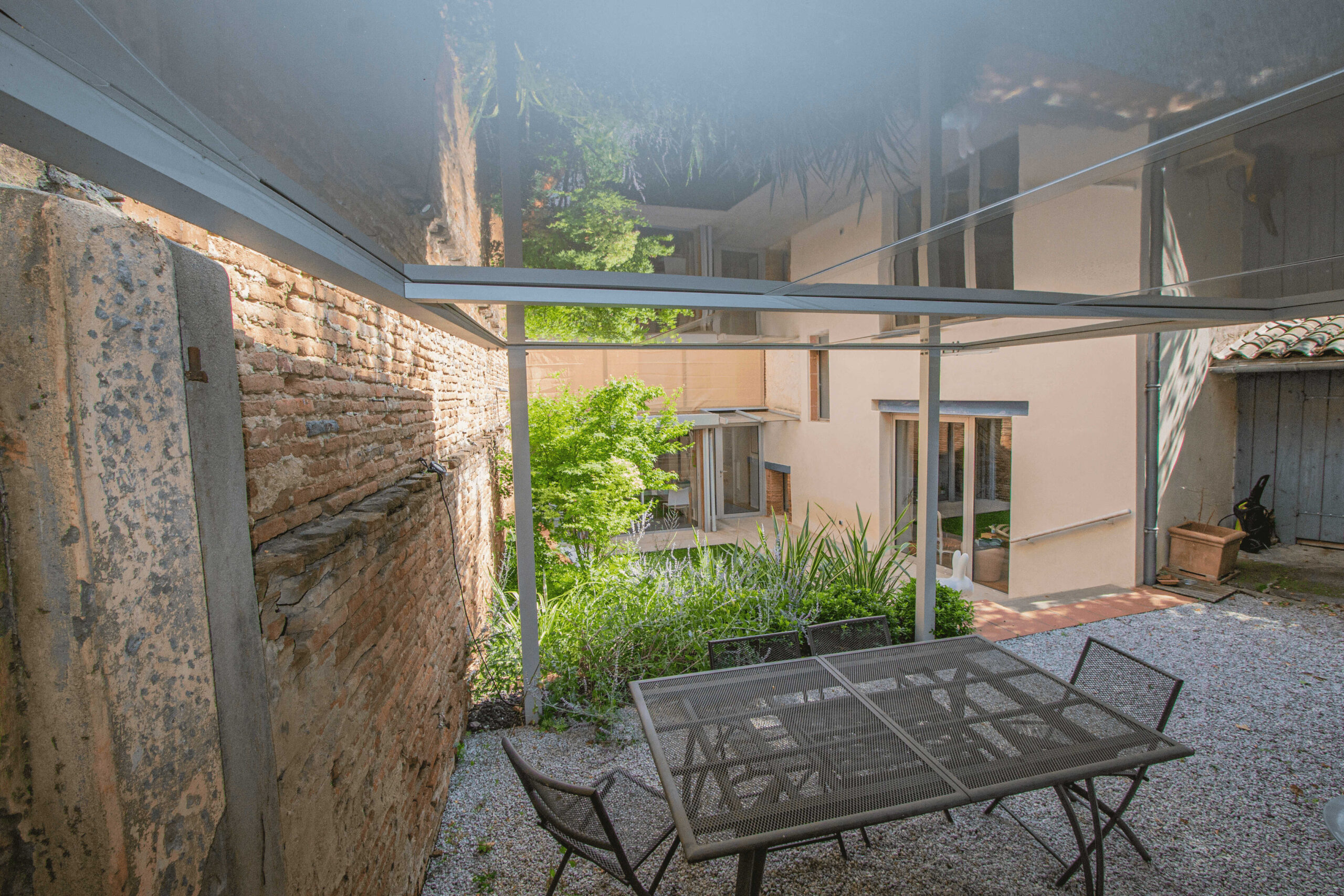 Vue depuis l&rsquo;espace repas