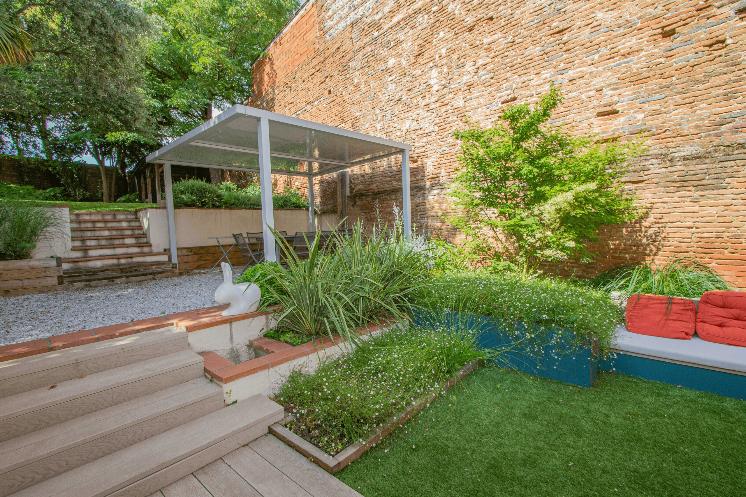 Vue depuis l&rsquo;espace lounge