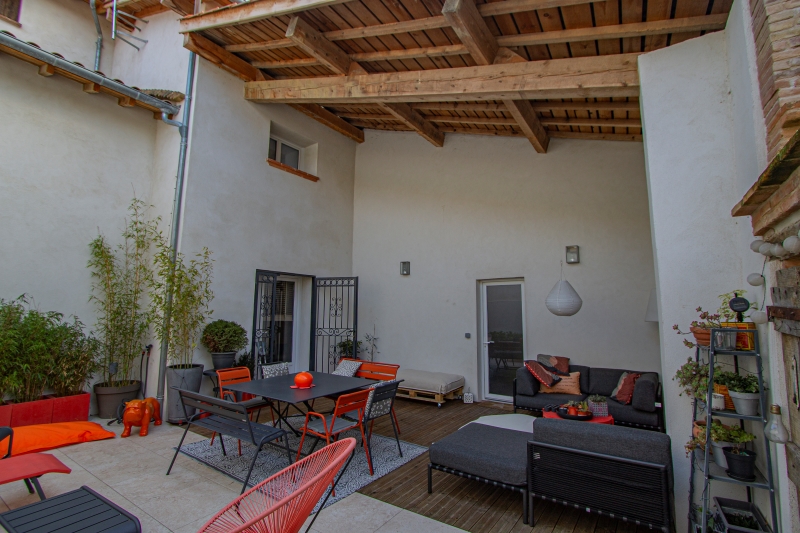 Vue sur l&rsquo;espace repas