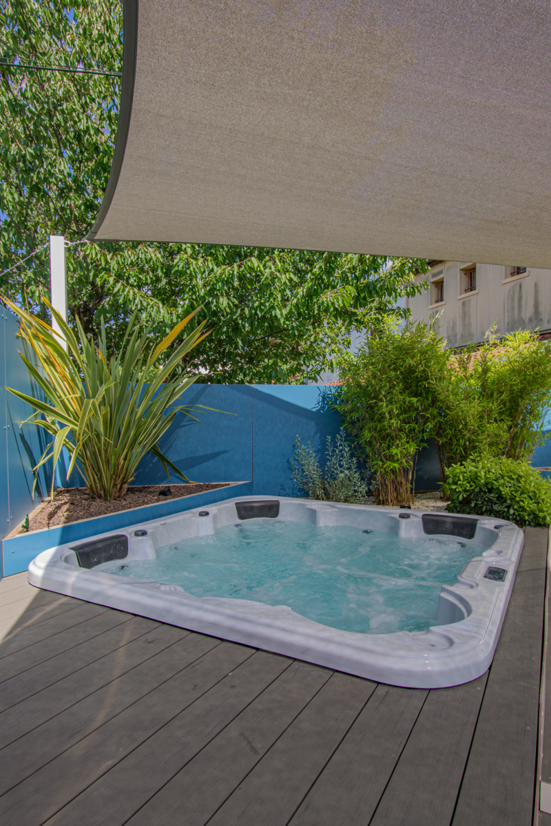 Vue sur le spa