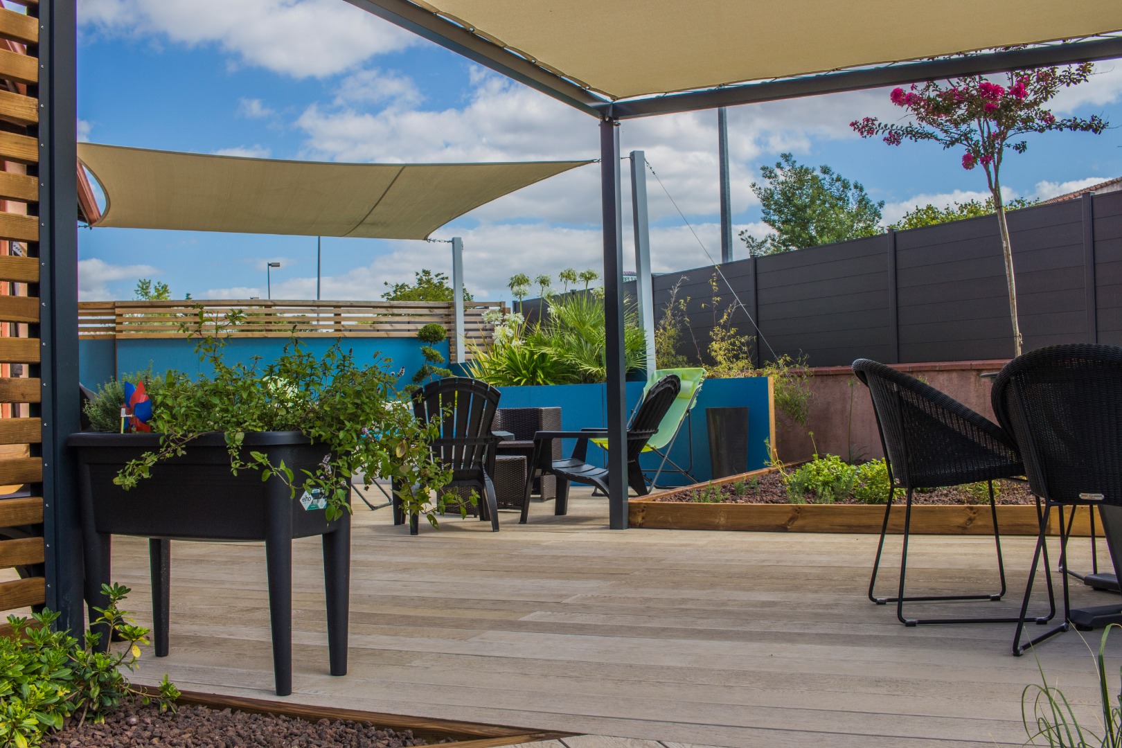 Vue depuis la cuisine