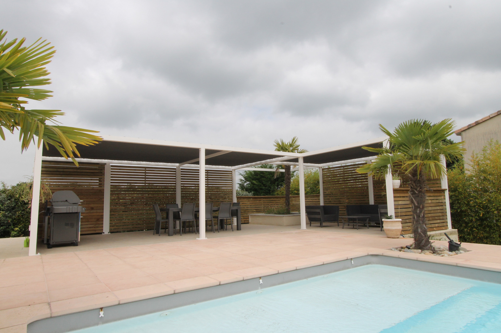 Création d&rsquo;une zone couverte