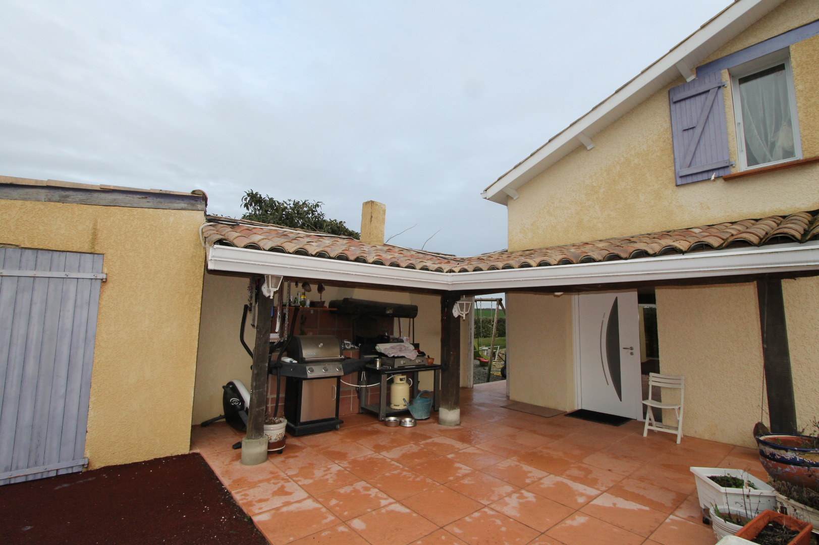 L&rsquo;entrée avant les travaux