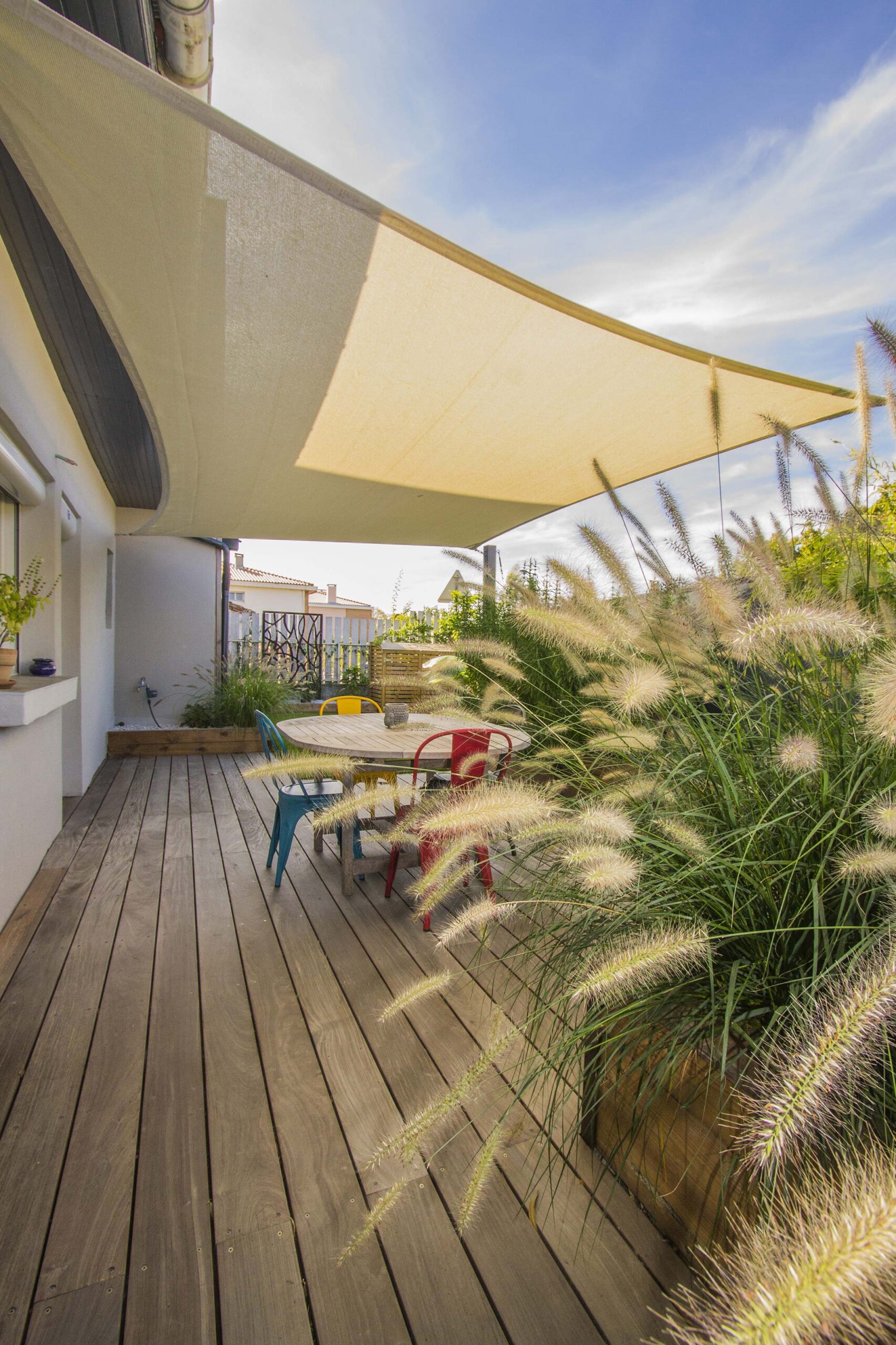 Vue sur la terrasse repas Toulouse